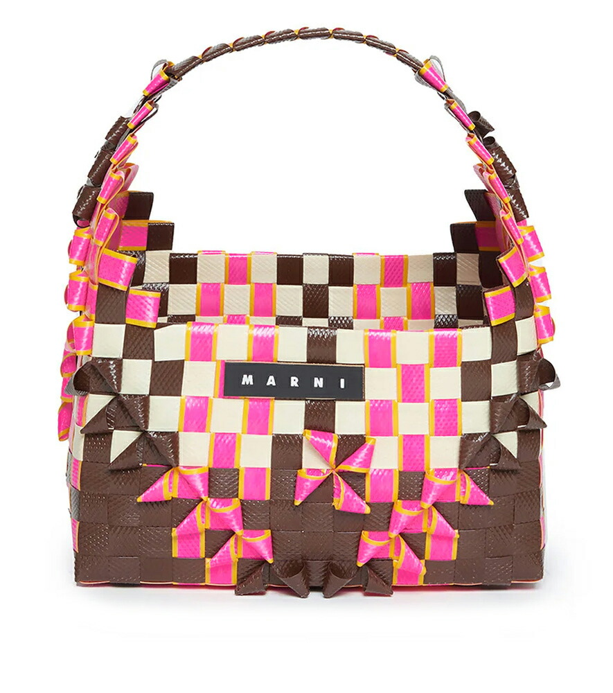 楽天市場】マルニ MARNI かごバッグ レインボーバッグ バスケット