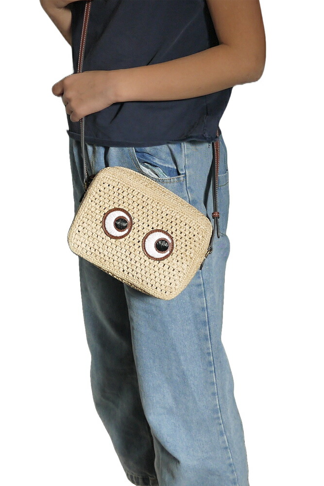 楽天市場】ANYA HINDMARCH アニヤハインドマーチ ラフィア アイズ