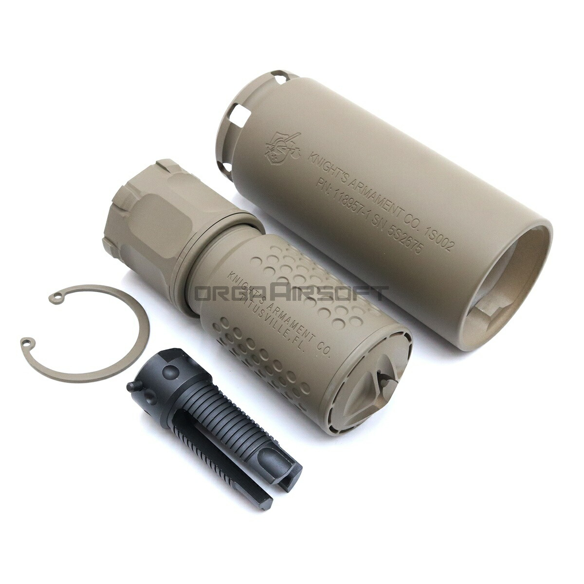 楽天市場】ANGRY GUN KAC QDC / MCQ-PRTタイプ サプレッサー サーマル