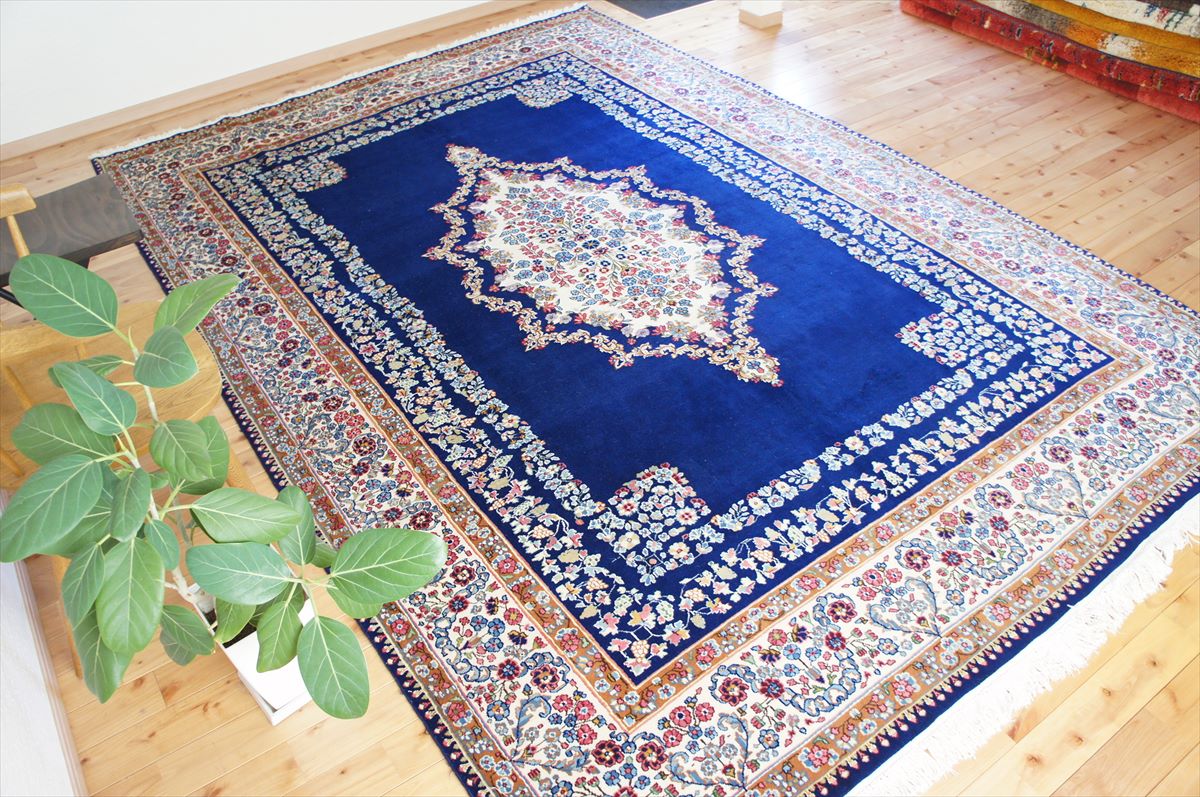 楽天市場】ペルシャ絨毯 【本物イラン産】 ペルシャ絨毯 ケルマン産