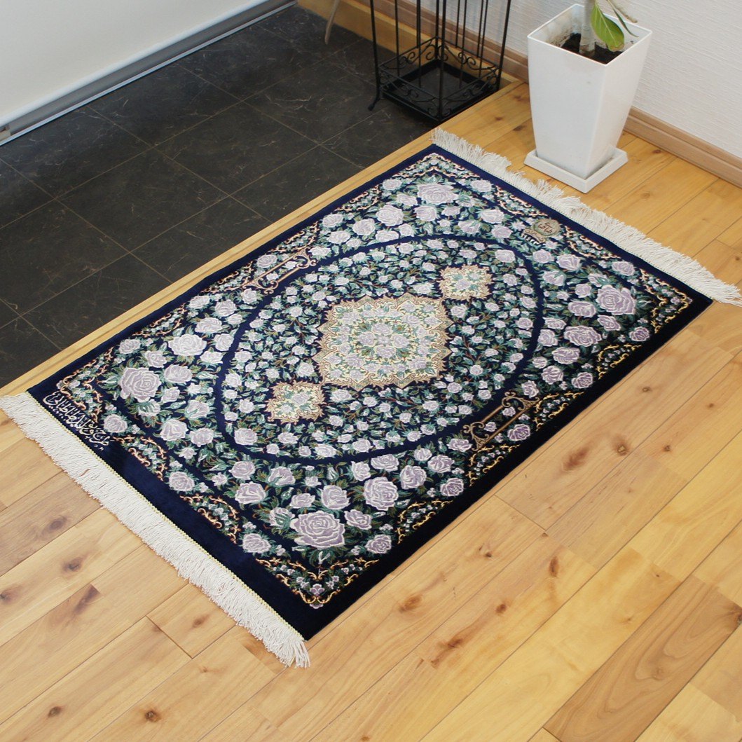 楽天市場】ペルシャ絨毯 【本物イラン産】クム シルク タバタバイ工房