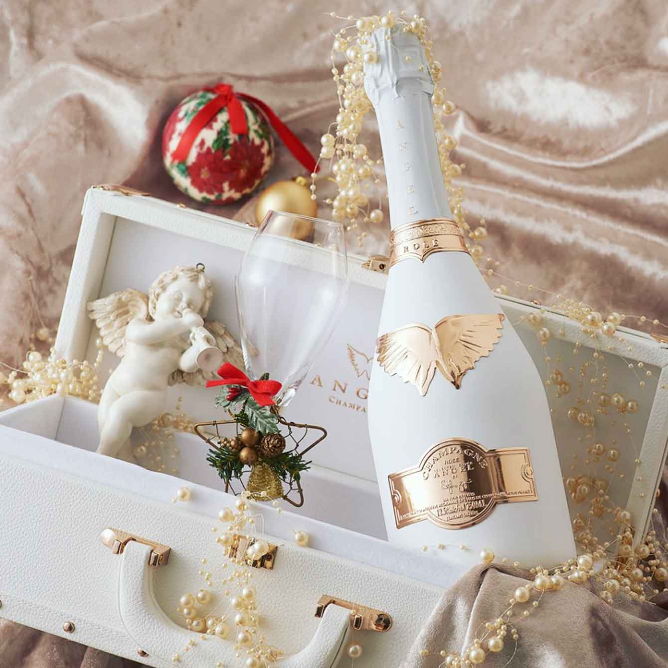 楽天市場】あす楽 正規品 エンジェルシャンパン ロゼ ホワイト BOX付