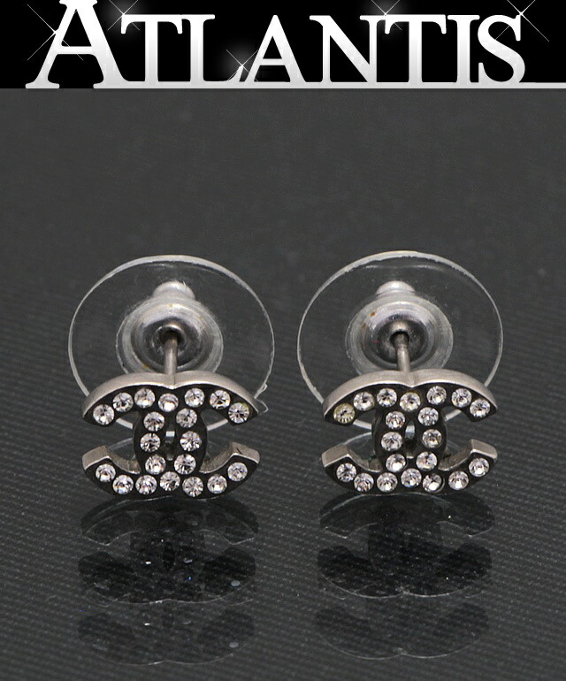 楽天市場】シャネル CHANEL ミニ ココマーク ラインストーン ピアス