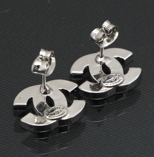 楽天市場】美品 シャネル CHANEL ココマーク ピアス 黒×シルバー A13C