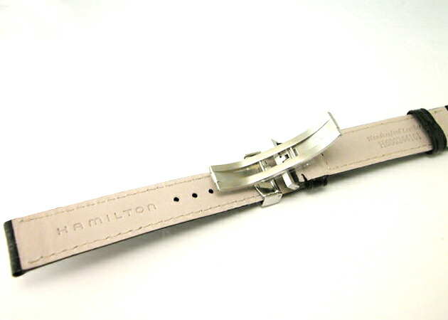 楽天市場】HAMILTON ハミルトン ベンチュラ用型押しカーフベルト 黒色