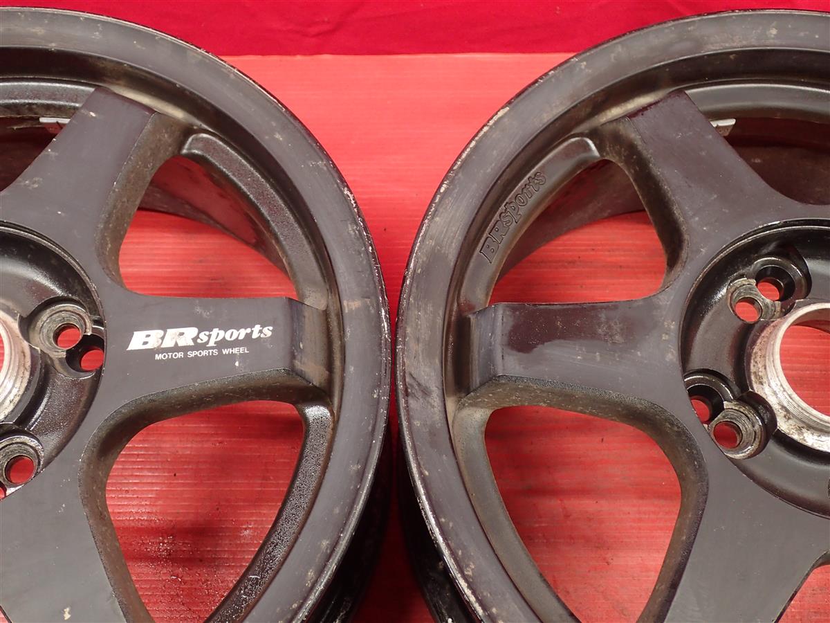 楽天市場】ブラックレーシング BR sports 1P 6.5Jx15 +45 4/100 114.3