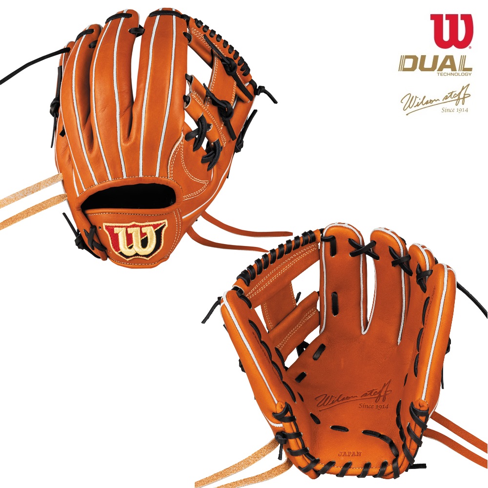 Wilson 軟式グローブ M型 レッド/イエロー/ブルー 87型 未使用 Wilson