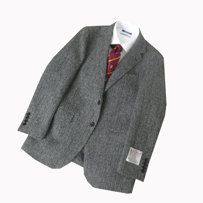 楽天市場】ハリスツイード ジャケット メンズ 秋冬 2つボタン