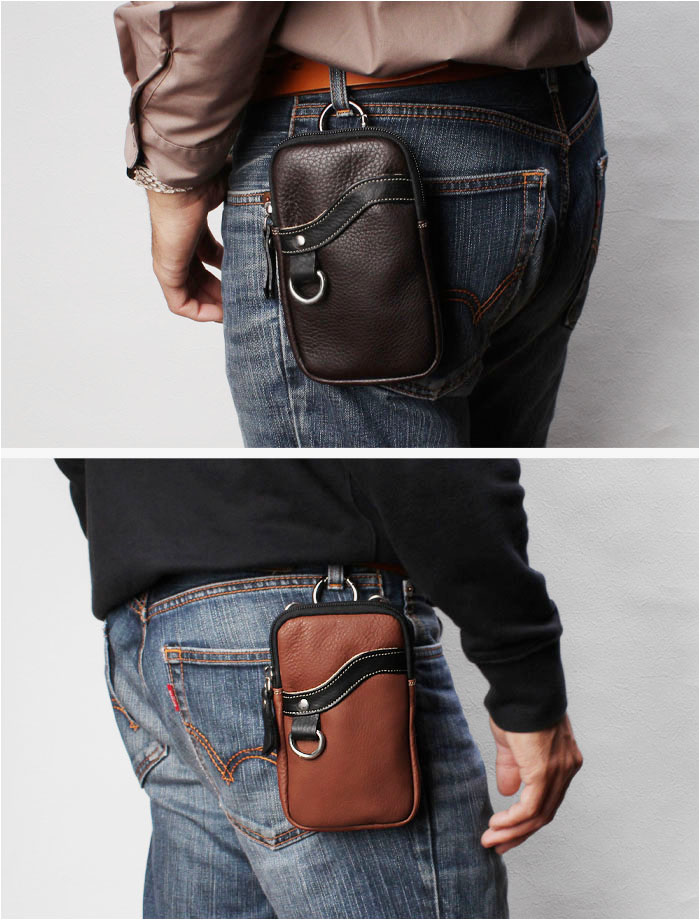 楽天市場】本革 ベルトポーチ ミニ ウエストポーチ レザーバッグ