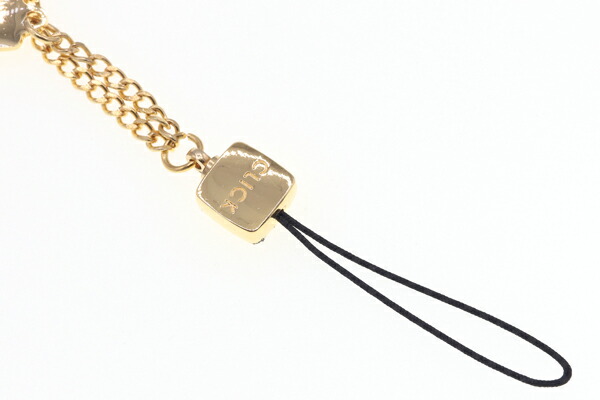 楽天市場】シャネル 携帯ストラップ リップモチーフ ゴールド ブラック