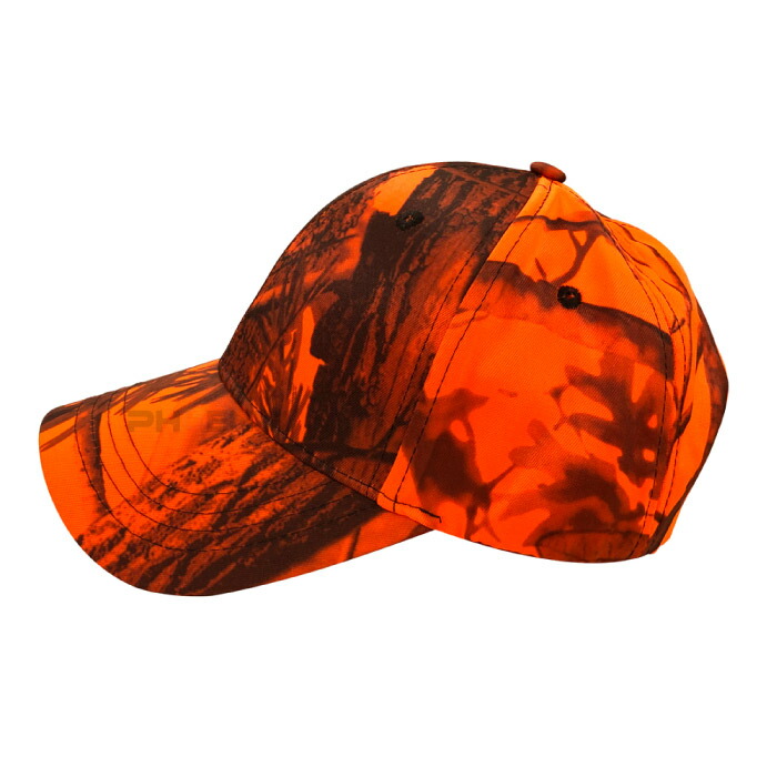 楽天市場】キャップ 帽子 オレンジ 迷彩キャップ オレンジカモ帽子
