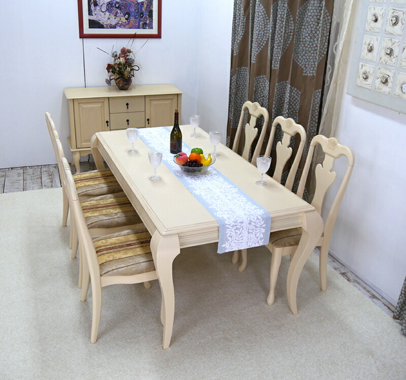 楽天市場】猫脚 大型ダイニングセット クラシック調 クラシック