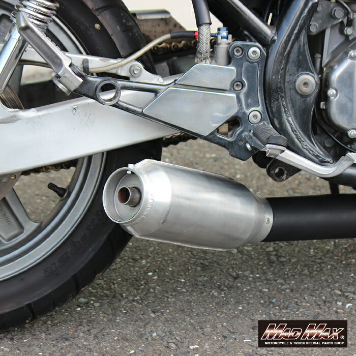 楽天市場】汎用 アルミ製 モナカ管サイレンサー70φカワサキ ホンダ