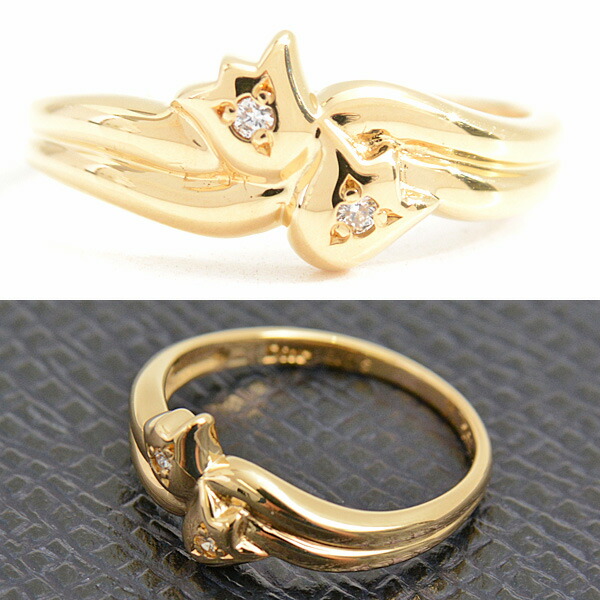 楽天市場】クリスチャンディオール リング チューリップモチーフ 2P