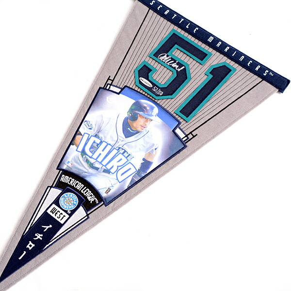 楽天市場】イチロー ユニセックス ペナント 100枚限定 直筆 サイン入り