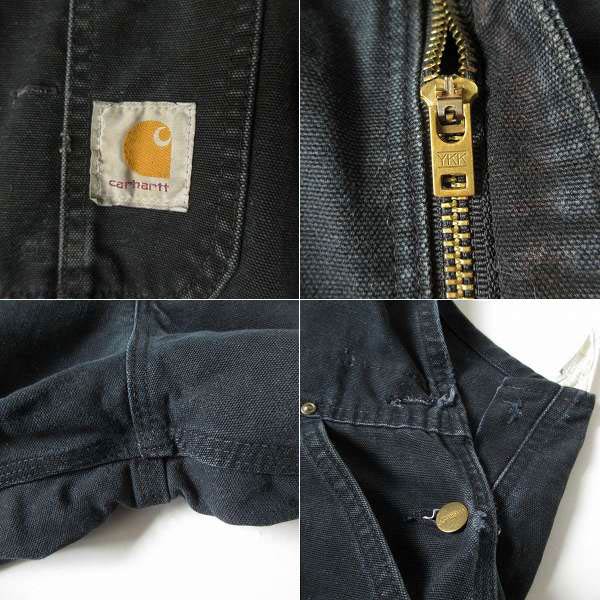 楽天市場】00s carhartt R01 BLK ダブルニー ダック オーバーオール 黒