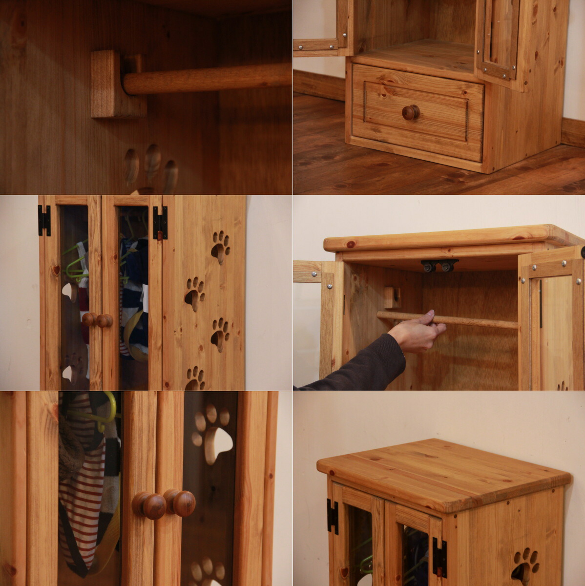 楽天市場】チェスト ペット ワードローブ W450 オーダーメイド