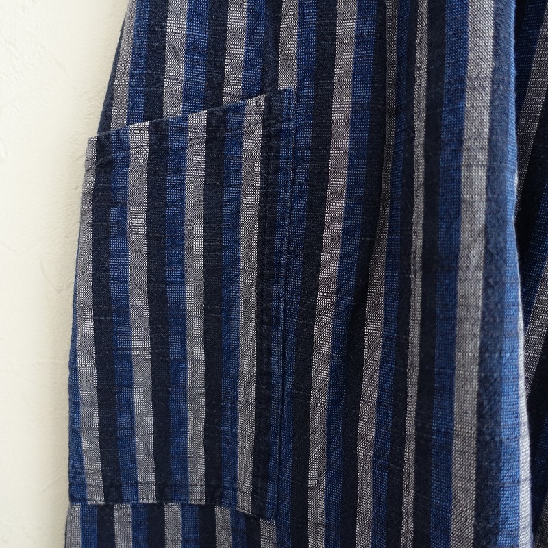 楽天市場】ヤンマ産業 YAMMA 会津木綿 三色棒縞 キュロットパンツ