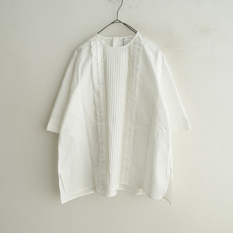 楽天市場】【未使用/定価5万】エブール ebure コットンサテンフリル