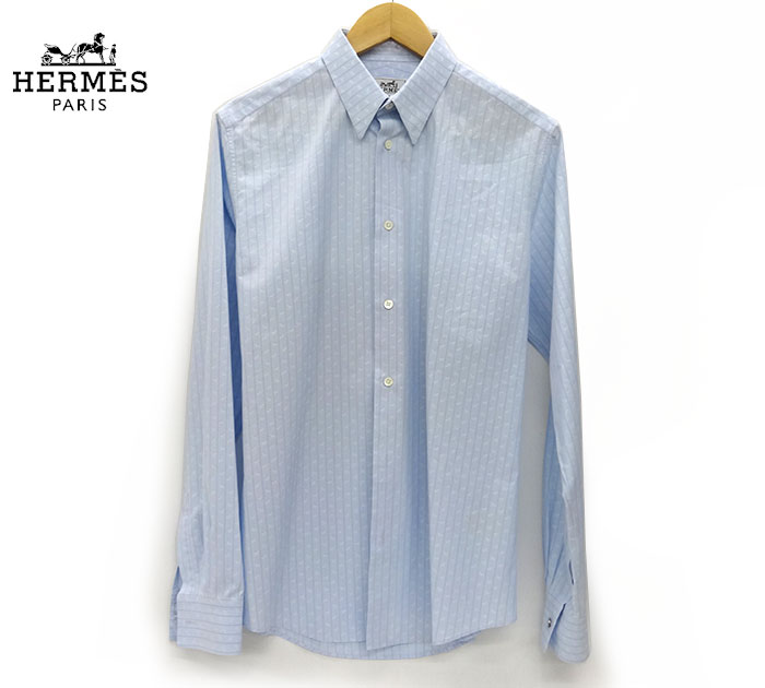 楽天市場】【HERMES】エルメス ホース刺繍 ストライプ セリエボタン