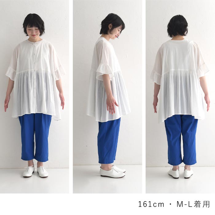 楽天市場】【メール便可】 チュニック ブラウス 五分袖 レディース