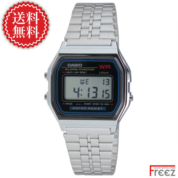 楽天市場】CASIO チプカシ チープ カシオ デジタル クォーツ シルバー