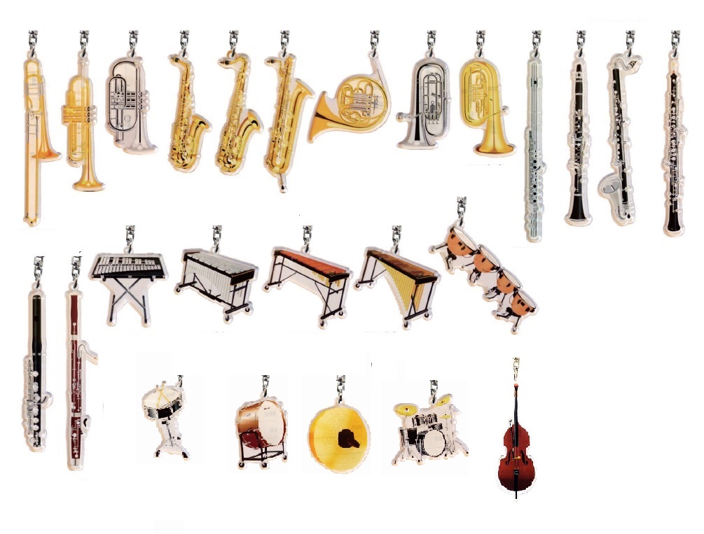 楽天市場】吹奏楽キーホルダー 部活 卒業 記念品 吹奏楽 プレゼント