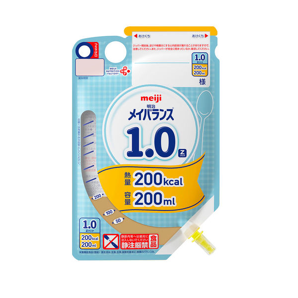 楽天市場】メイバランス1.0 Zパック （200ml×12個） 熱量200kcal 明治