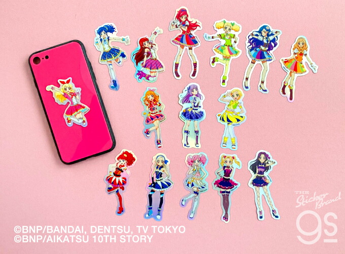 楽天市場】アイカツ！ ホログラムステッカー 天羽まどか アイドル