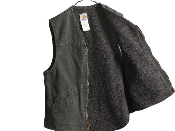 楽天市場】00s USA製 カーハート 裏 ボア ダック ベスト メンズ M