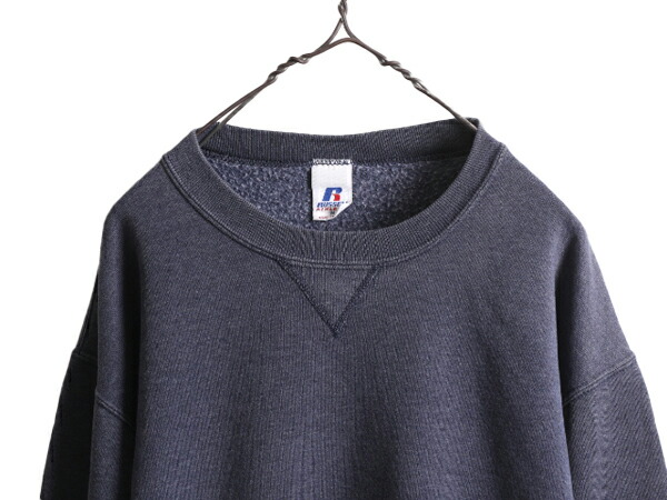 楽天市場】00s ラッセル 無地 前V スウェット メンズ レディース M