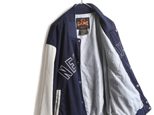 楽天市場】00s MLB ヤンキース ジャージ スタジャン メンズ L / 00年代