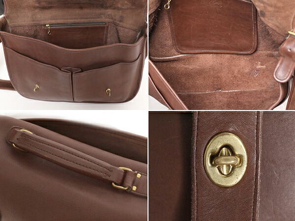 楽天市場】USA製 オールドコーチ 本革 レザー 2way レザーバッグ
