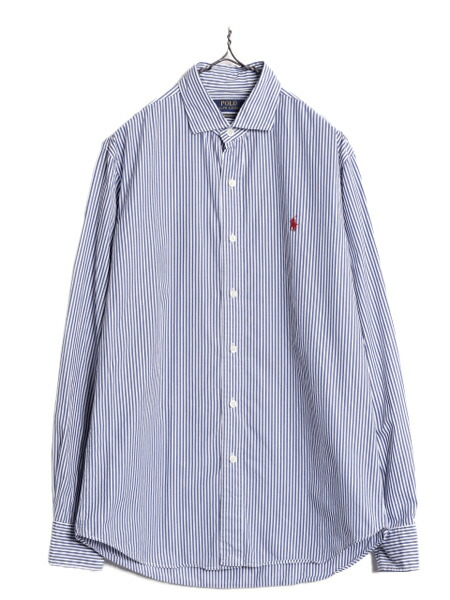 楽天市場】ポロ ラルフローレン ストライプ 長袖 シャツ メンズ M