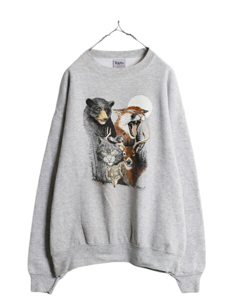 楽天市場】90s USA製 アニマル アート イラスト プリント スウェット