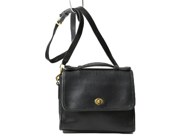 楽天市場】人気 黒 オールドコーチ □ COACH コーチ 本革 レザー 2way