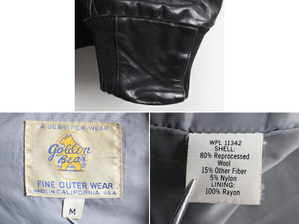 楽天市場】70s 80s USA製 人気 黒 □ Golden Bear ゴールデンベアー