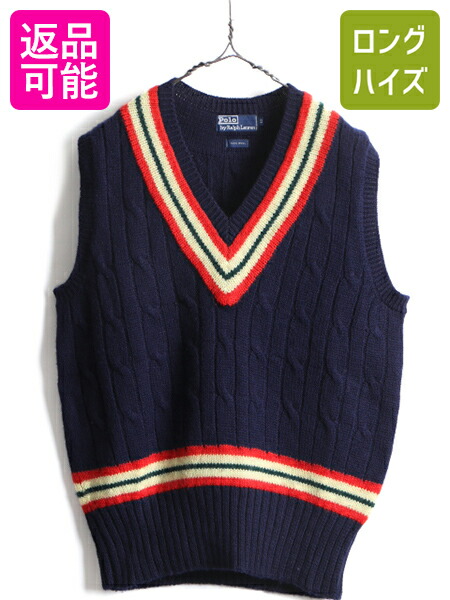 楽天市場】90's オールド □ POLO ポロ ラルフローレン Vネック ウール
