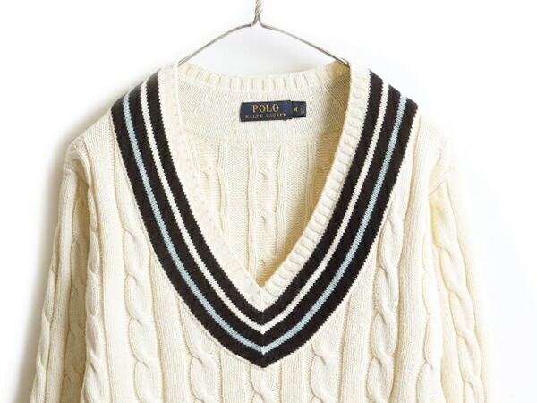 楽天市場】□ POLO ポロ ラルフローレン Vネック コットン チルデン