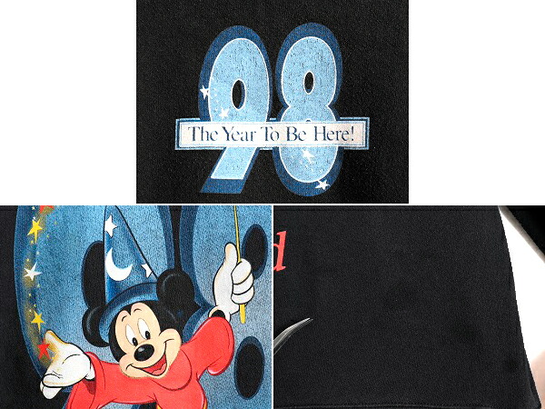 楽天市場】90s USA製 大きいサイズ XL 人気 黒 □ ディズニー