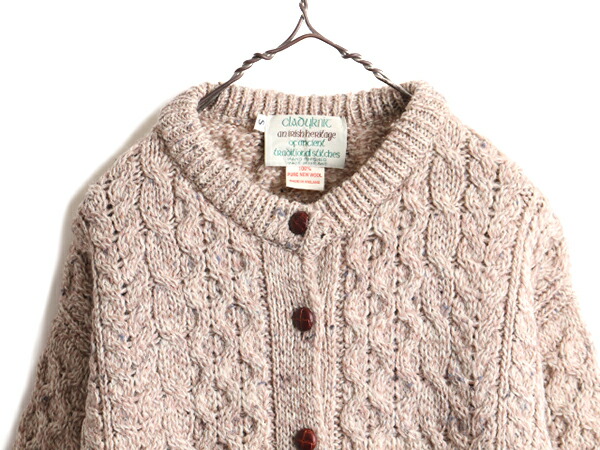 楽天市場】アイルランド製 手編み □ フィッシャーマン ウール ハンド