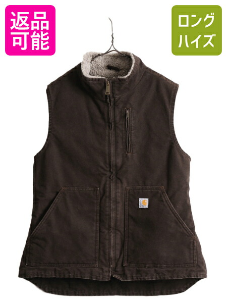 楽天市場】US企画 カーハート モックネック 裏 ボア ダック ベスト