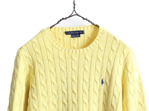 楽天市場】ラルフローレン コットン ケーブル ニット セーター