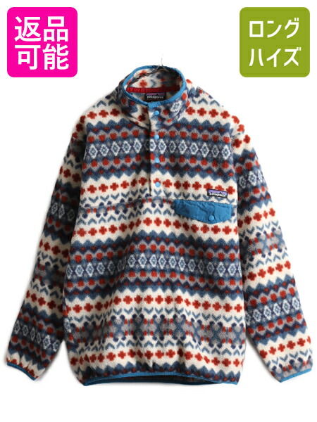 楽天市場】15年製 パタゴニア 総柄 シンチラ スナップT メンズ S 古着