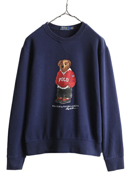 楽天市場】ポロベア ポロ ラルフローレン プリント 前V スウェット