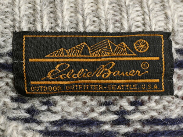 楽天市場】90s エディーバウアー バーズアイ ウール 二ット セーター