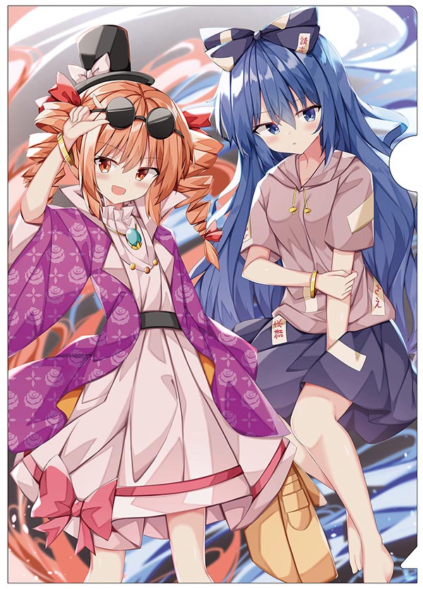 楽天市場】東方Projectクリアファイル 東方クリアファイル 女苑＆紫苑5