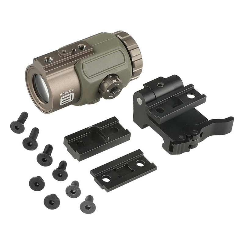 楽天市場】HOLY WARRIOR ET G43 タイプ マグニファイア 3倍率 FDE