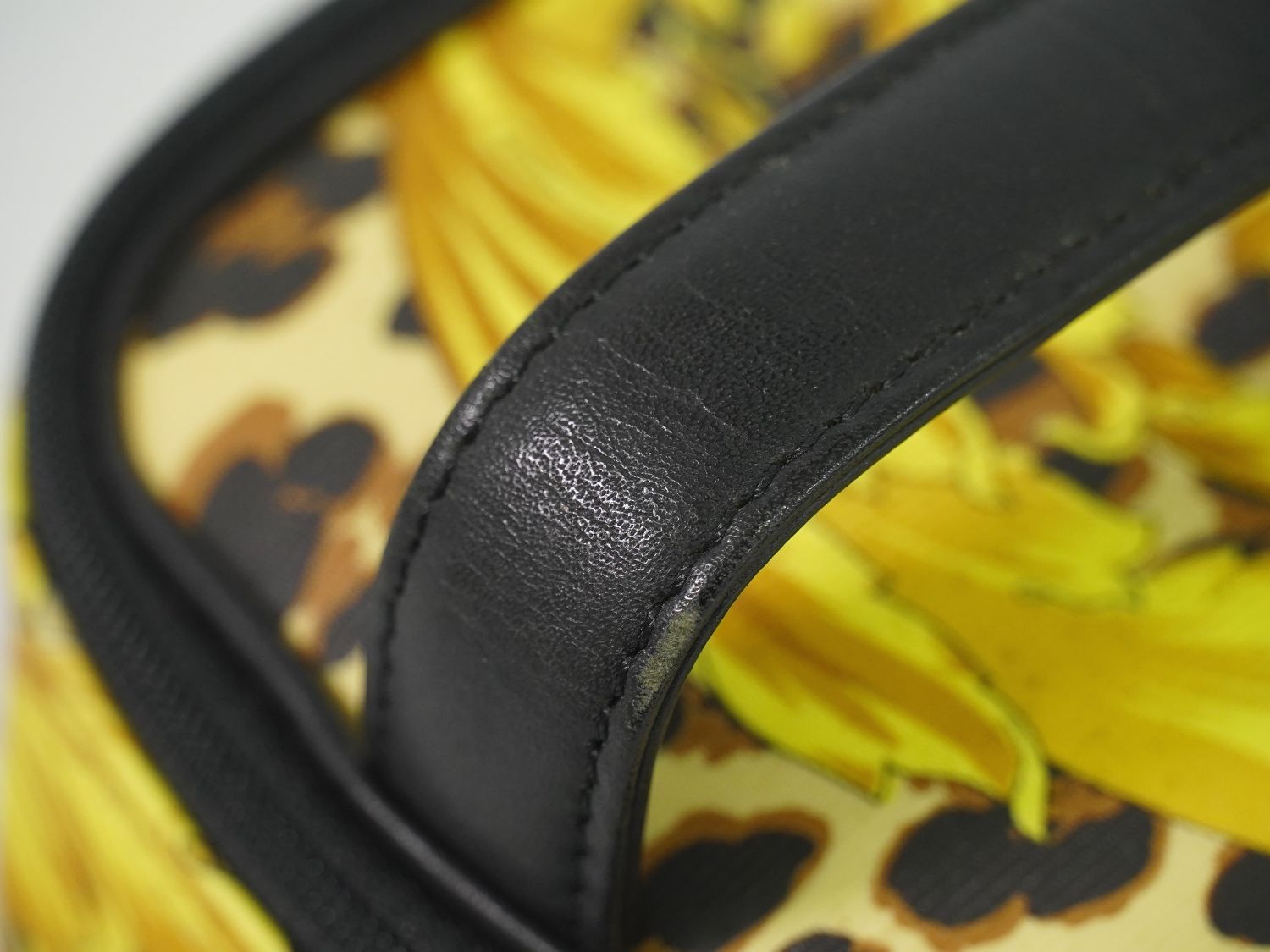 本物 ジャンニ ヴェルサーチ GIANNI VERSACE レオパード柄 バニティ