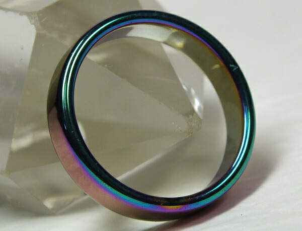 楽天市場】□龍香堂□☆珍品！テラヘルツ鉱石リング21号（虹彩加工